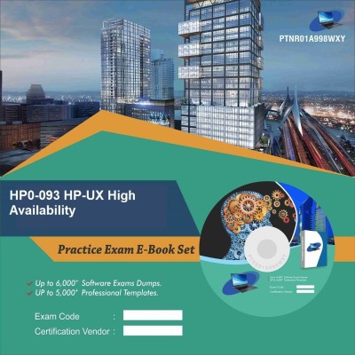 

PTNR01A998WXY HP0-093 HP-UX High Availability Practice Exam E-Book Set(DVD)