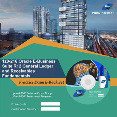 

PTNR01A998WXY 1z0-216 Oracle E-Business Suite R12 General Ledger and Receivables Fundamentals Practice Exam E-Book Set(DVD)