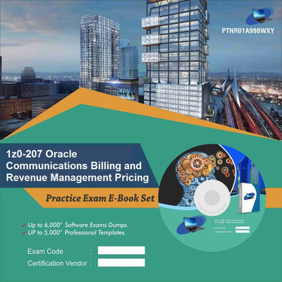 

PTNR01A998WXY 1z0-207 Oracle Communications Billing and Revenue Management Pricing Practice Exam E-Book Set(DVD)