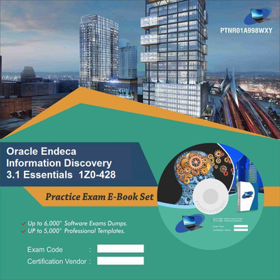 

PTNR01A998WXY Oracle Endeca Information Discovery 3.1 Essentials 1Z0-428 Practice Exam E-Book Set(DVD)