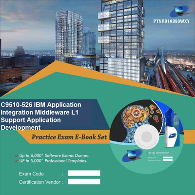 

PTNR01A998WXY C9510-526 IBM Application Integration Middleware L1 Support Application Development Practice Exam E-Book Set(DVD)
