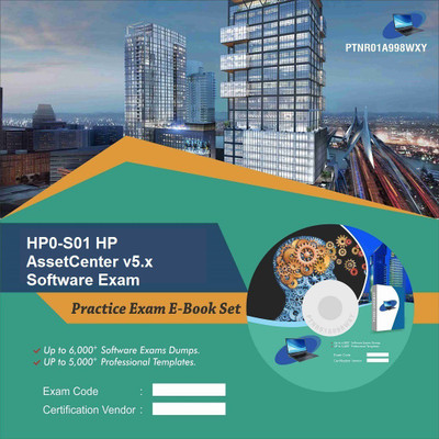

PTNR01A998WXY HP0-S01 HP AssetCenter v5.x Software Exam Practice Exam E-Book Set(DVD)