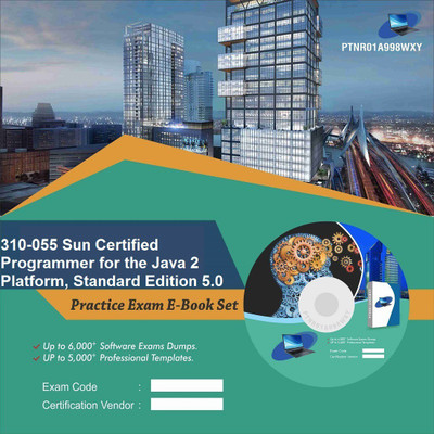 

PTNR01A998WXY 310-055 Sun Certified Programmer for the Java 2 Platform, Standard Edition 5.0 Practice Exam E-Book Set(DVD)