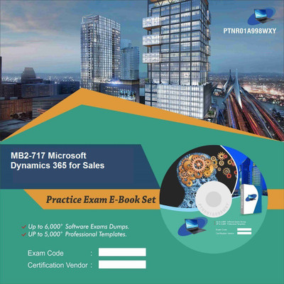

PTNR01A998WXY MB2-717 Microsoft Dynamics 365 for Sales Practice Exam E-Book Set(DVD)