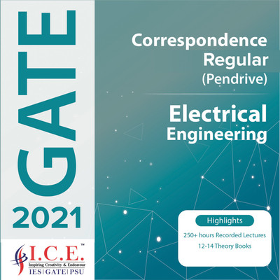 

ICE GATE Electrical Engineering 2021 Exam Preparation Course (Pendrive Lectures + Theory Books) Correspondence Program(pendrive)