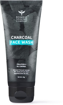 BOMBAY SHAVING COMPANY Charcoal Facewash for Deep Cleaning-Removes Dirt Cleans Pores|Oil & Acne Control Face Wash(45 g)