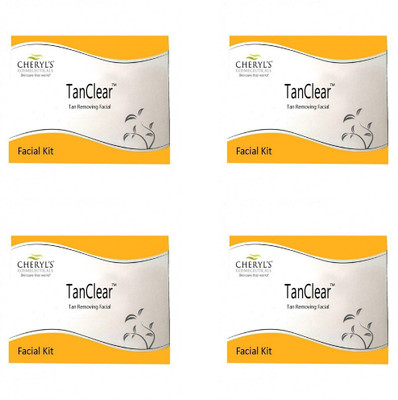 

Cheryl's Tan Clear TAN REMOVING Facial Kit (Set of 20 Sachets) 60 g(Set of 4)