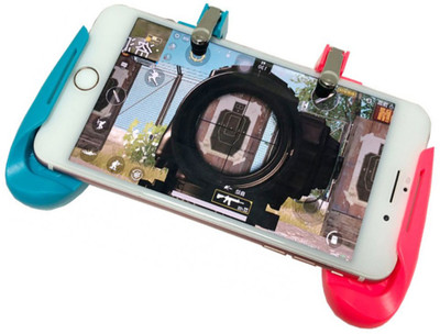 

LIFEMUSIC Portable Adjustable Game Joystick Gamepad Handle For iSO android 4.5 Inch to 6.5Inch Gaming Accessory Kit(Sky Blue, Pink, For Android, iOS)