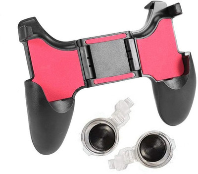 

BUY SURETY New Arrival 4 in 1 PUBG Game Fire Button Aim Key Smart Phone Trigger R1 L1 Shooter Gampads Mobile Gaming Handle Controller For All Smartphone Gaming Accessory Kit(Black, For iOS, Android)