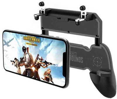 

Blue Birds New Arrival W10 Games Metal PUBG Trigger Joystick Controller for Mobile Android Emulators L1R1 Gamepad for Gaming for Rules of Survival, Fortnite and Other Mobile Shooting Games Compatible With All mobile Gaming Accessory Kit(Black, For Android