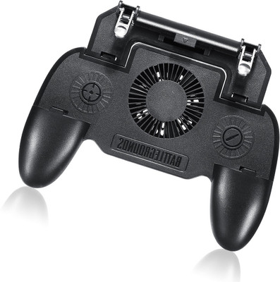 

BUY SURETY Latest Technology Upgraded Version Multi-functional SR PUBG mobile Control Gamepad,Gaming Controller with Cooling Fan Fire Game Controller Joystick Metal Trigger For IOS Android Gaming Accessory Kit(Black, For Android, iOS)