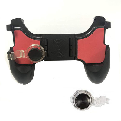

BUY SURETY Good Quality 4 in 1 PUBG Game Fire Button Aim Key Smart Phone Trigger R1 L1 Shooter Gampads Mobile Gaming Handle Controller For All Smartphone Gaming Accessory Kit(Black, For iOS, Android)