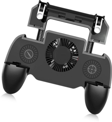 

BUY SURETY Latest Technology Upgraded Version Multi-functional Best SR PUBG mobile Control Gamepad,Gaming Controller with Cooling Fan + Mobile phone Power Bank Fire Game Controller Joystick Metal Trigger For IOS Android Gaming Accessory Kit(Black, For And