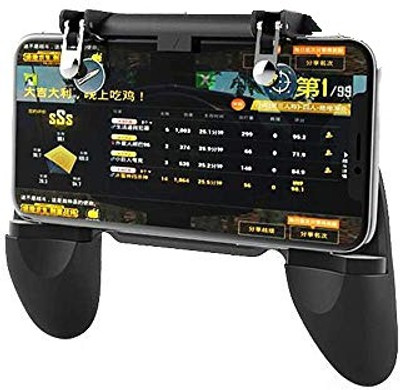 

Blue Birds High Quality W10 Games Metal PUBG Trigger Joystick Controller for Mobile Android Emulators L1R1 Gamepad for Gaming for Rules of Survival, Fortnite and Other Mobile Shooting Games Compatible With All mobile Gaming Accessory Kit(Black, For Androi