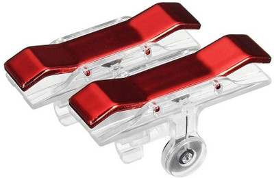 

MobFest New Red Metal Best quality Trigger Mobile Gaming Pubg Trigger L1R1 Shooter Controller PUBG Trigger For Smart phone Gaming Controller,Joystick, L1R1 Shooter Trigger, Fire Buttons, Aim Key, Gamedpad, Sensitive touch Shoot Button Gaming Accessory Kit