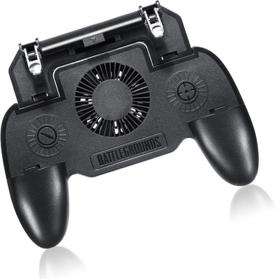 

BUY SURETY Newst Mobile Gamepad 2000mAh SR Charger Power Bank Heat Dissipation H5 Cooling Fan Gamepad Joystick Hand Grip Fire Aim Key for Mobile Phone PUBG Gaming Accessory Kit(Black, For Android, iOS)