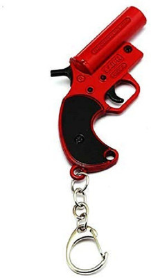SN RACERS PUBG Gun Keychain_Flare Gun (RED) Key Chain