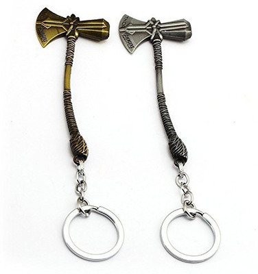 sawan shopping mart 1025Thor Axe Marvel Avengers Metal Design Thor Axe key ring(pack of 2) Key Chain
