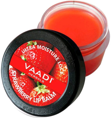 Vaadi Herbals Lip Balm – Strawberry STRAWBERRY(Pack of: 1, 10 g)