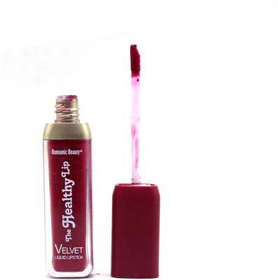 

Romantic Beauty Velvet Liquid Lipstick The Healthy Lip - BLOOD RED WINE Beauty(BLOOD RED WINE Beauty)