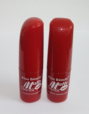 

Kiss Beauty Matte Lipstick- colorstay Moisture Stain Set of 2- Multicolor(Multi)
