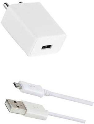 DAKRON Wall Charger Accessory Combo for Micromax Infinity N11(White)