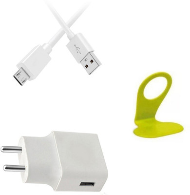 DAKRON Wall Charger Accessory Combo for Huawei Y9(White)