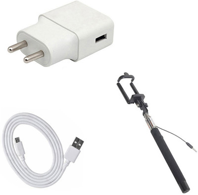 DAKRON Wall Charger Accessory Combo for Yuho Vast Plus(White)