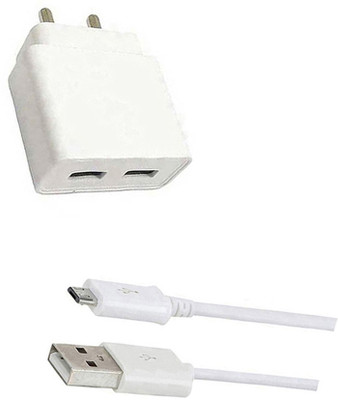 DAKRON Wall Charger Accessory Combo for Micromax Infinity N11(White)