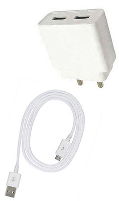 DAKRON Wall Charger Accessory Combo for XOLO Era 4X(White)