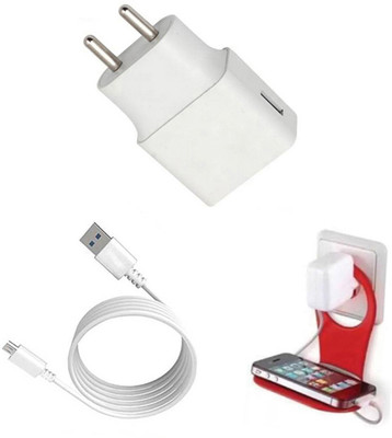 DAKRON Wall Charger Accessory Combo for Meizu C9(White)