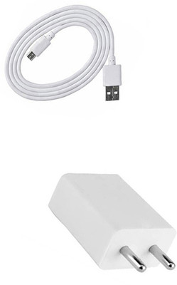 DAKRON Wall Charger Accessory Combo for Tecno Camon iAce 2(White)