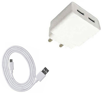 DAKRON Wall Charger Accessory Combo for HOMTOM H3(White)