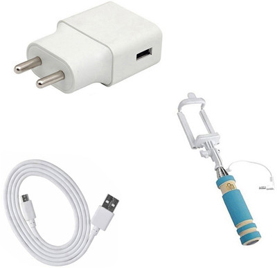 DAKRON Wall Charger Accessory Combo for Yuho Vast Plus(White)