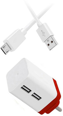 DAKRON Wall Charger Accessory Combo for OPPO R15 Pro(White)