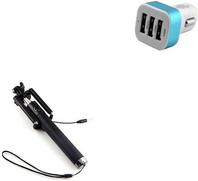 DAKRON Wall Charger Accessory Combo for Honor 8C(White)
