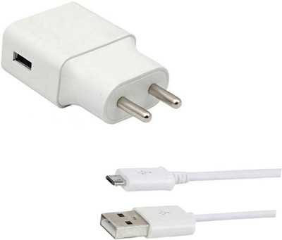 DAKRON Wall Charger Accessory Combo for Tecno Camon iAce 2X(White)