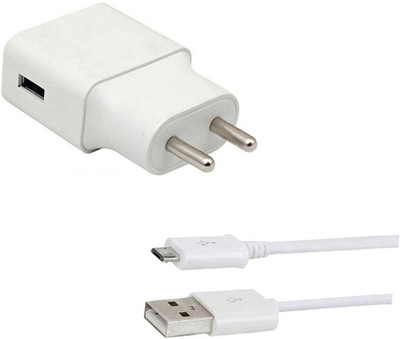 DAKRON Wall Charger Accessory Combo for Micromax Infinity N11(White)