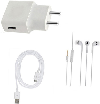 DAKRON Wall Charger Accessory Combo for HOMTOM H5(White)