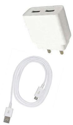 DAKRON Wall Charger Accessory Combo for Vivo Y95(White)