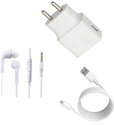 DAKRON Wall Charger Accessory Combo for Meizu C9(White)