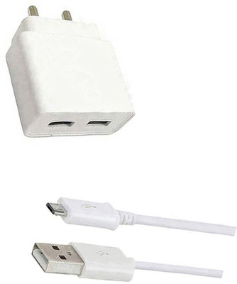 DAKRON Wall Charger Accessory Combo for Tecno Camon iAce 2X(White)