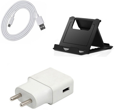 DAKRON Wall Charger Accessory Combo for Honor 8C(White)