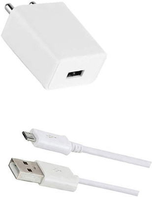 DAKRON Wall Charger Accessory Combo for Vivo Y91(White)