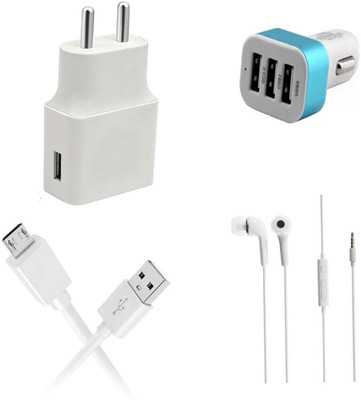 DAKRON Wall Charger Accessory Combo for Black Bear B6 Master(White)