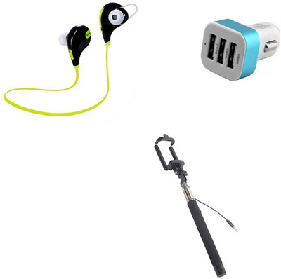 DAKRON Wall Charger Accessory Combo for OPPO K1(White)