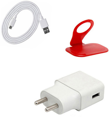 DAKRON Wall Charger Accessory Combo for OPPO K1(White)