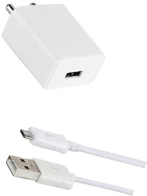 DAKRON Wall Charger Accessory Combo for Tecno Camon iAce 2X(White)