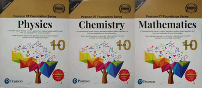 Combo Pack Of Pearson IIT Foundation Physics, Chemistry And Mathematic Class 10TH 2019-2020 Examination(Paperback, PERSON)