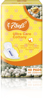 7 Soft MAXI COTTONY SOFT XXL Sanitary Pad(Pack of 40)